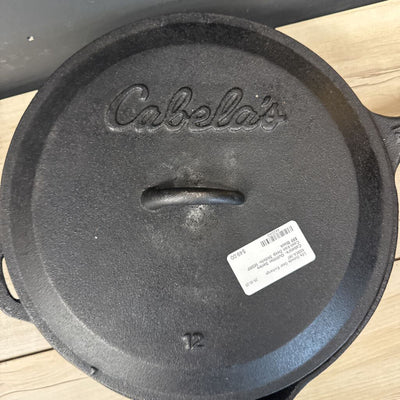 Cabela's- Outfitter Series Cast-Iron Deep Skillets- MSRP $95: Black --