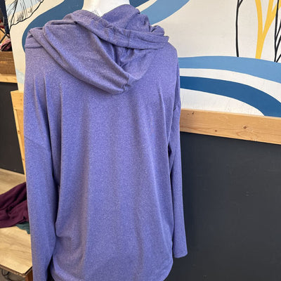 32 Degrees Cool - Women's Hooded Longsleeve: Purple-women-LG