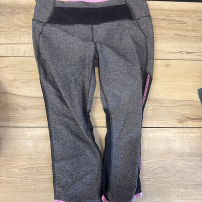 Lululemon - Women's Capris: Grey/Black/Pink-women-12