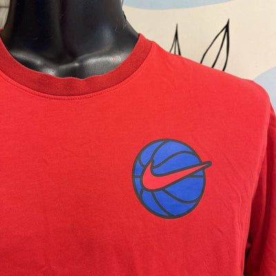 Nike - Men's Dri-Fit T-Shirt: Red-men-MD