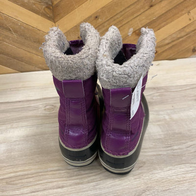 Sorel- Youth Winter Boot - MSRP $110: pURPLE -children-2y