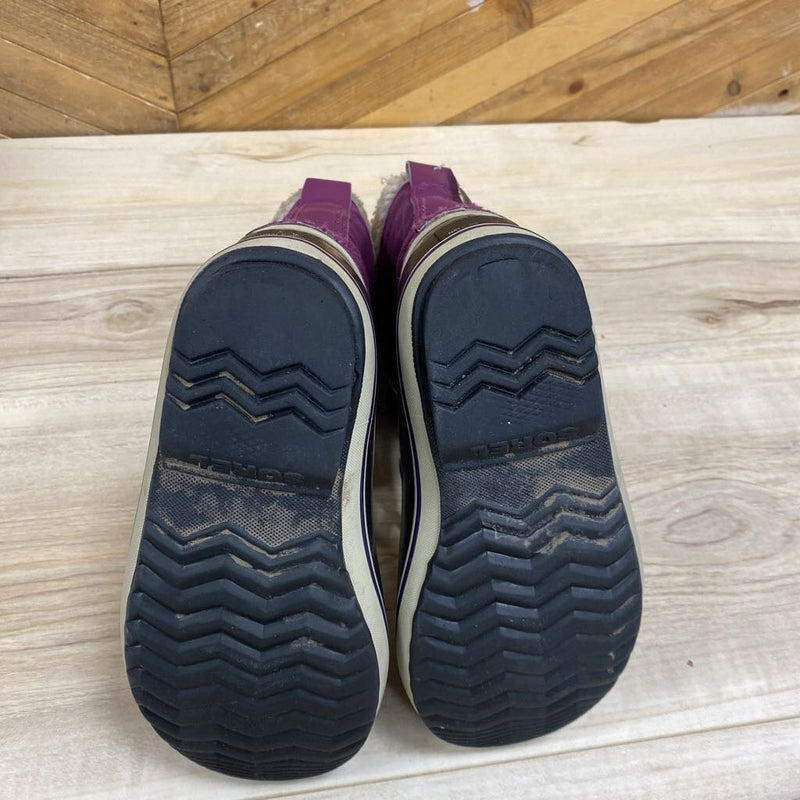 Sorel- Youth Winter Boot - MSRP $110: pURPLE -children-2y