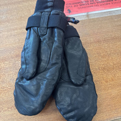 Auclair - Youth Mitts - MSRP $60: Black/White-unisex-