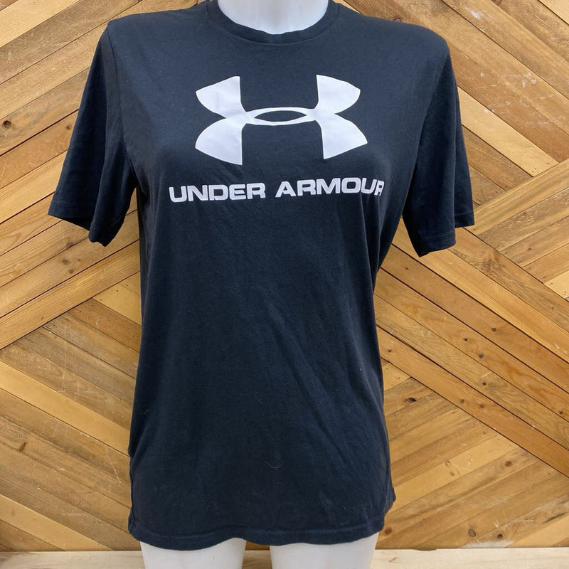 Under Armour - Tshirt: Black/White-unisex-SM