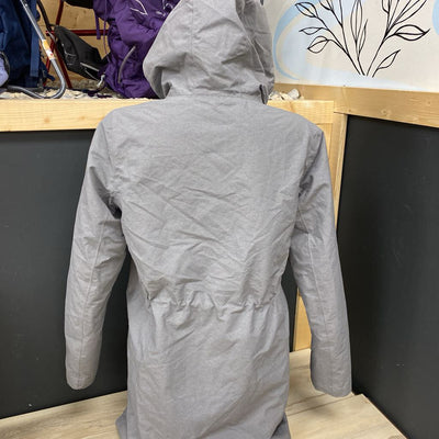 Lole - Women's Insulated Long Jacket - MSRP compared $399: Grey-women-SM