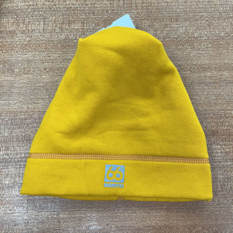 66 North - Adult Fleece Toque: Yellow-unisex-