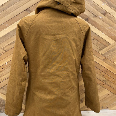 Billabong - Women's Insulated Jacket - MSRP comp $300: Brown/Gold/Dark Yellow-women-MD