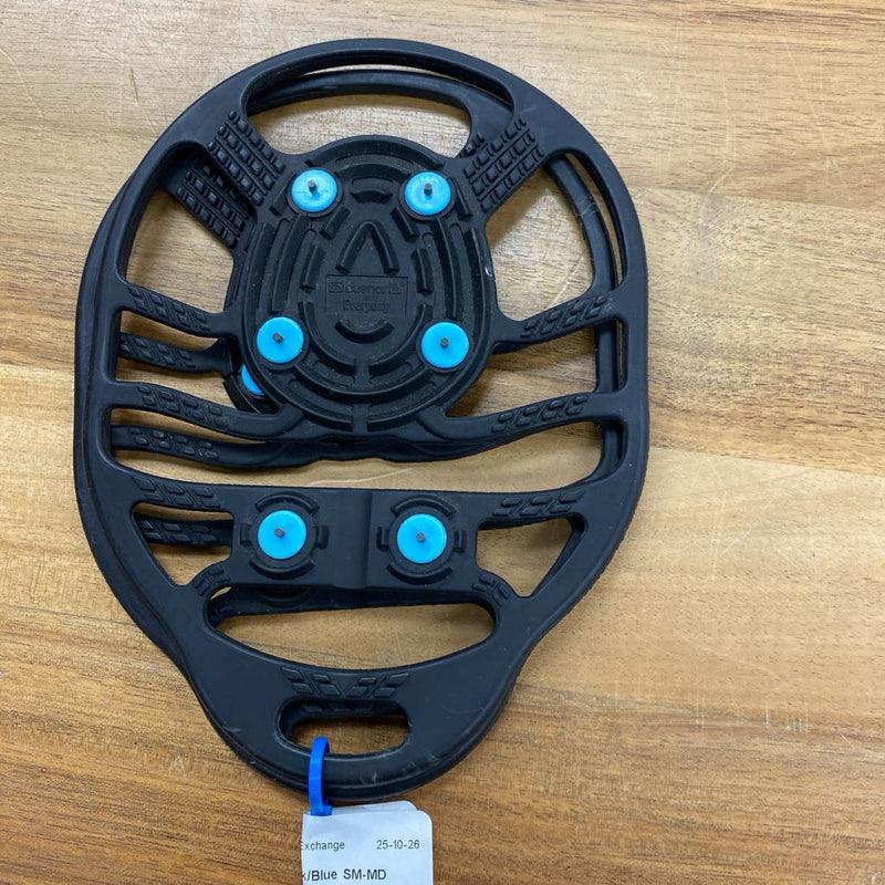 Ice Cleats : Black/Blue--SM-MD