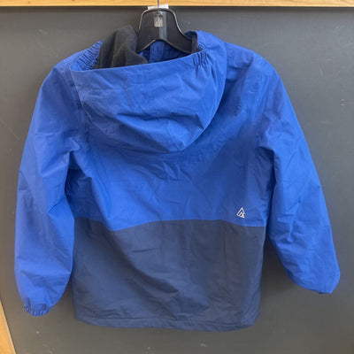 Ripzone - Children's Fleece lined Shell Jacket - compared MSRP $55: Blue/Black-children-LG