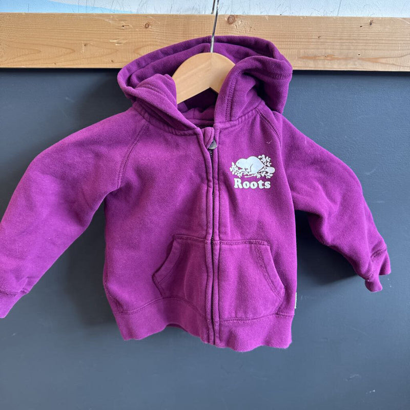 Roots- Baby Zip Hoodie: Purple-infant-18-24m