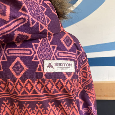 Burton- Woman's Hazel Winter Jacket - MSRP $279: Red Purple -women-LG