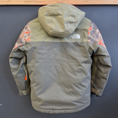 The North Face - Boys' Insulated Jacket - MSRP comp $160: Orange/Green-children-7/8