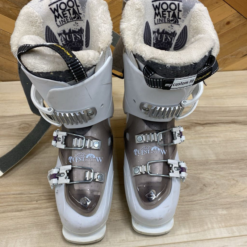 Salomon - Quest Access W Ski Boots- MSRP $400: white-women-24