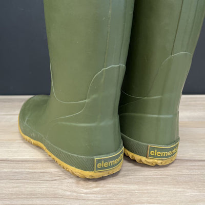 Elements - Kids' Tall Rain Rubber Boots - MSRP $40: Green-children-2