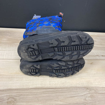Columbia - Children's Winter Boots - MSRP $80: Black/Blue/Orange-children-4Y