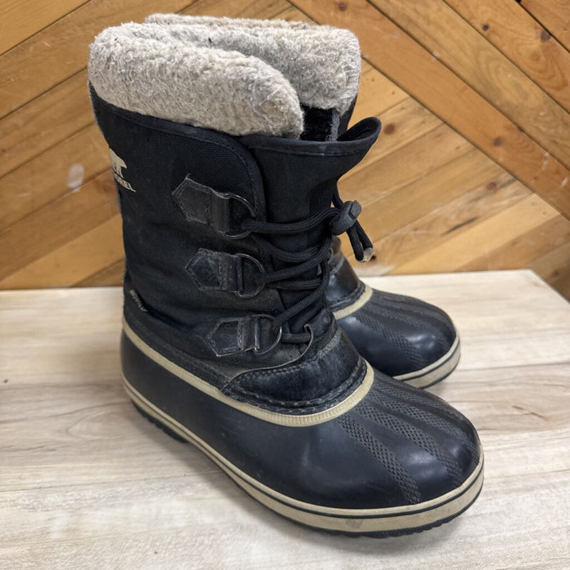 Sorel - Youth Waterproof Winter Boots- MSRP $110 : black-unisex-3Y