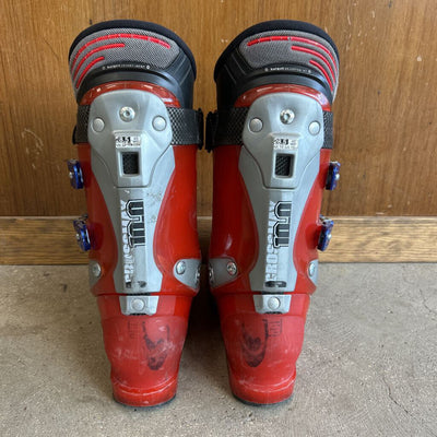 Salomon - Men's Crossmax 10.0 Downhill Ski Boots: Red/Blue/Yellow-men-28/28.5