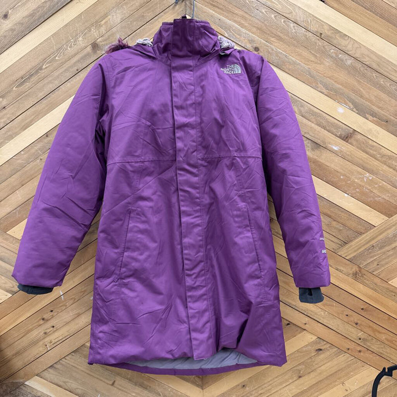 The North Face - Kids 550-Fill Down Parka - MSRP $340: Purple-children-LG (14/16Y)