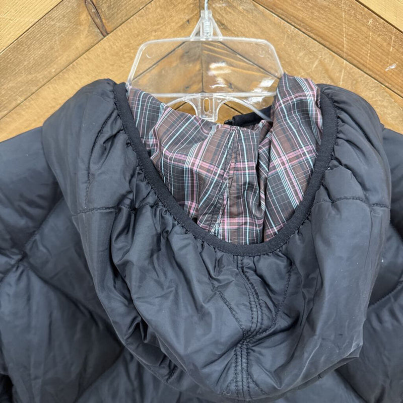 The North Face - Kids Reversible 550-Fill Down Puffer Jacket - MSRP comp $200: Black/Brown/Pink-children-LG (14/16Y)