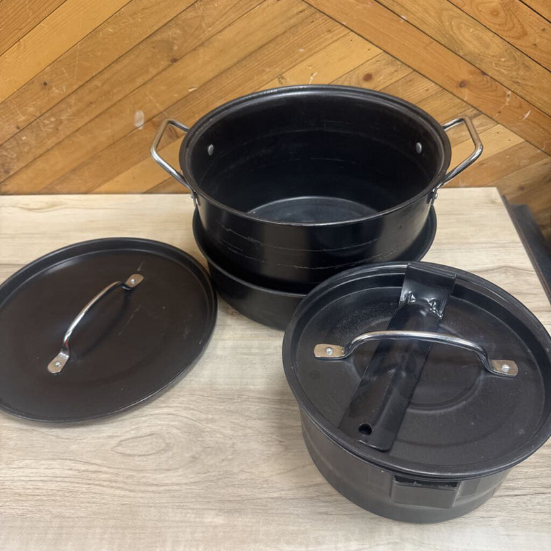 Coleman- Family Camp Cook Set - MSRP $90: black-unisex-