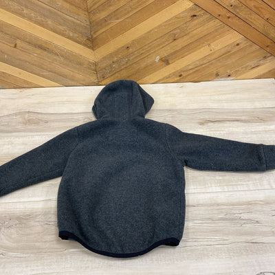 MEC - Children's Fleece Zip Up Hoodie - MSRP $55: Grey-children-4Y