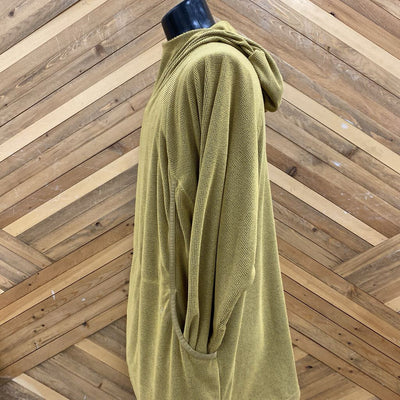 Zorali - Men's Hooded Air-Grid Fleece - MSRP $150: Mustard Yellow-men-XL*