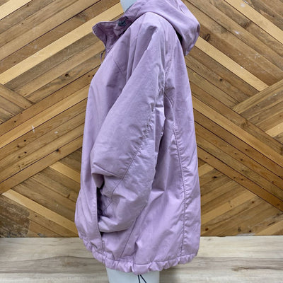 Eddie Bauer - Women's Fleece Lined Insulated Jacket - MSRP compared $189: Pink/Grey-women-XL