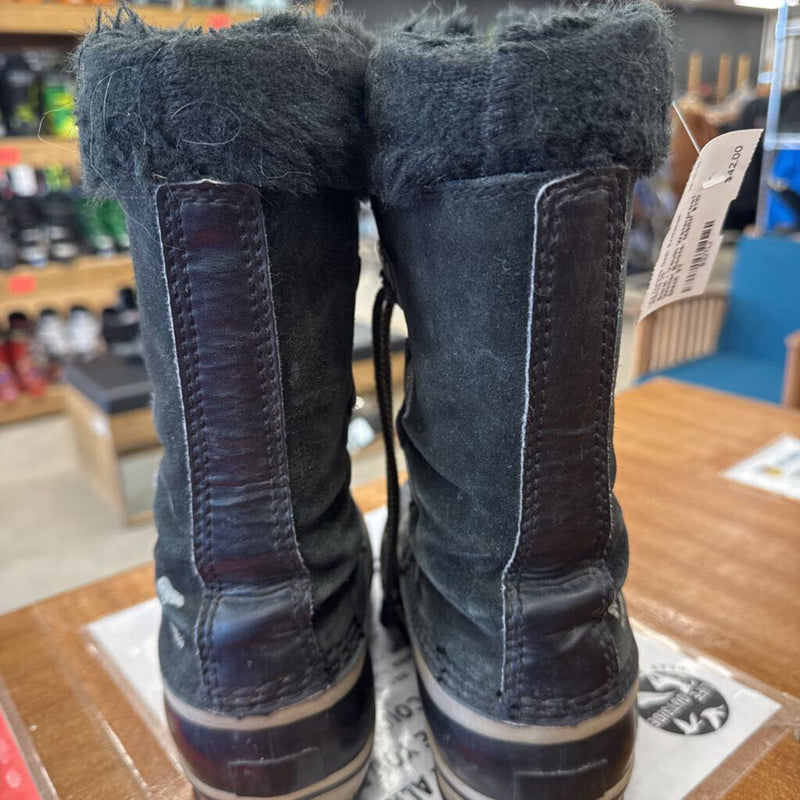 Sorel Waterproof Winter Boots: black-children-3Y