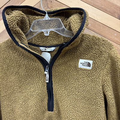 The North Face- Boys' Fleece Campshire Hoodie- MSRP $110: golden brown-boys-LG