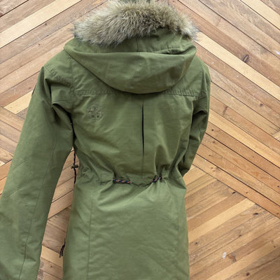 Picture Organic - Women's Winter Parka Jacket- MSRP compared $350 : green-women-XS