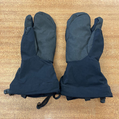 Schoeller - Men's 2-in-1 3-Finger Mitts: Black -men-SM