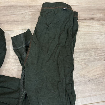 Helly Hansen - Kids Merino Base Set- MSRP $120: green-children-4T