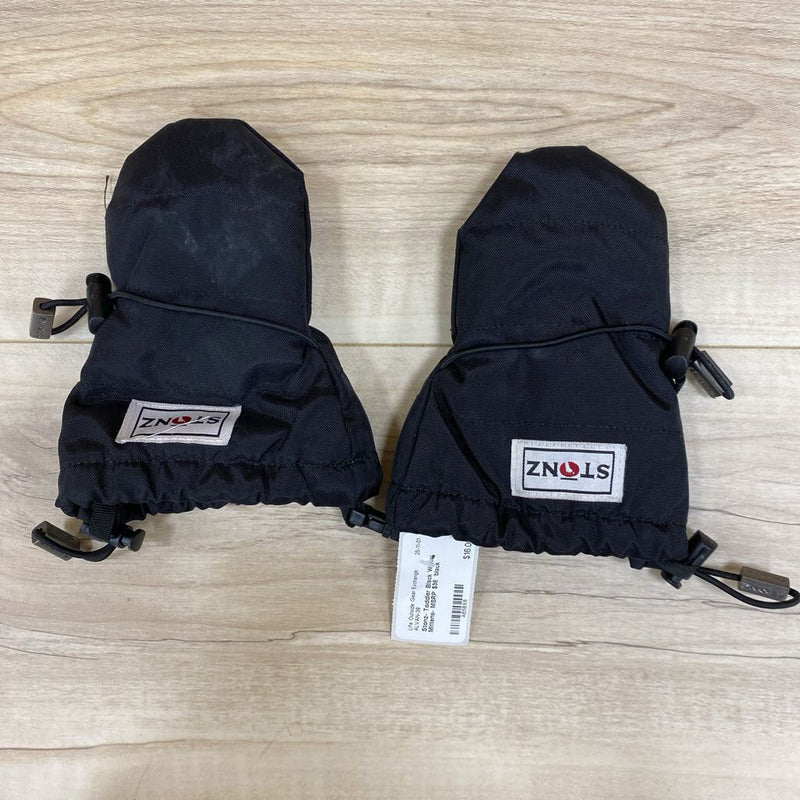 Stonz- Toddler Black Winter Mittens- MSRP $36 : black-children-