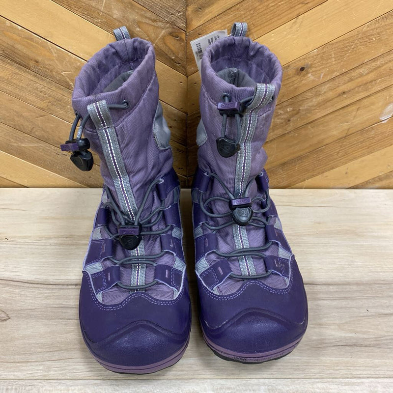 Keen- Youth Winter Boots- MSRP $130: Purple -children-3Y