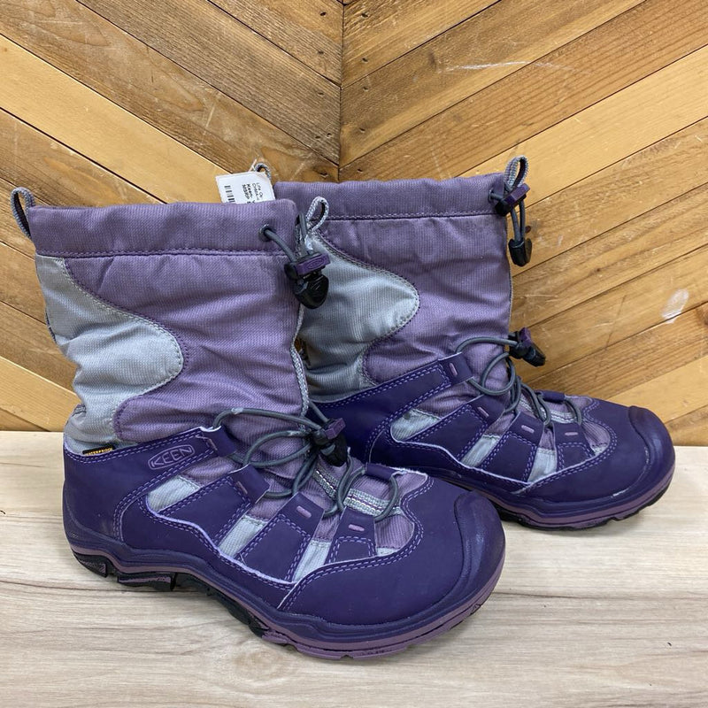Keen- Youth Winter Boots- MSRP $130: Purple -children-3Y