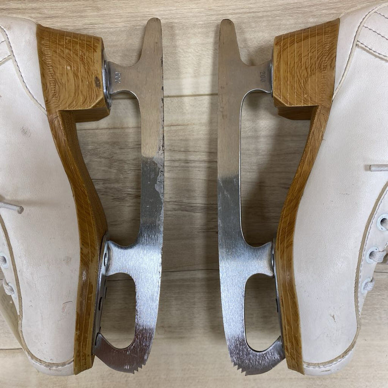 DR Jr- Figure Skates : White Navy -children-1