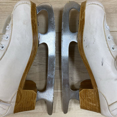 DR Jr- Figure Skates : White Navy -children-1