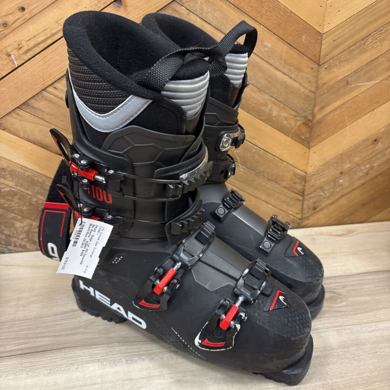 Head - Edge Lyt 100 Downhill Ski Boots - MSRP $429: Black/Red-men-26/26.5