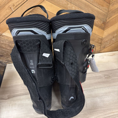 Head - Edge Lyt 100 Downhill Ski Boots - MSRP $429: Black/Red-men-26/26.5