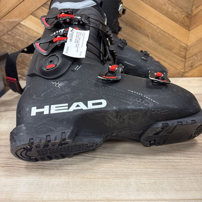 Head - Edge Lyt 100 Downhill Ski Boots - MSRP $429: Black/Red-men-26/26.5