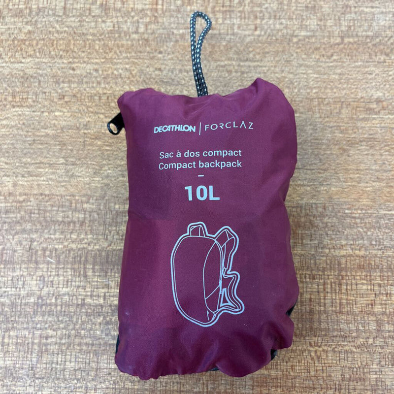 Forclaz - Compact 10L Backpack: Maroon--10L