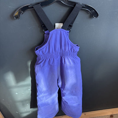 Gusti - Children's Snowpants w/bib : Purple/Black-children-3T