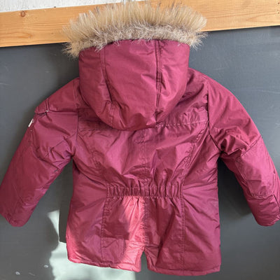 F.O.G - Children's Insulated Winter Jacket: Red/White-children-5Y