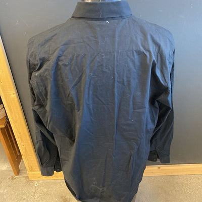 Volcom- Men's Black Button-Up Shirt- MSRP $98: black-men-XL