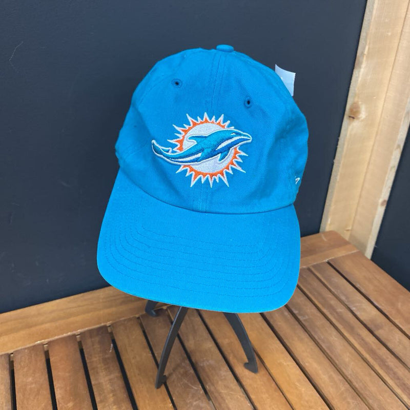 Miami Dolphins Adjustable Cap: teal-unisex-