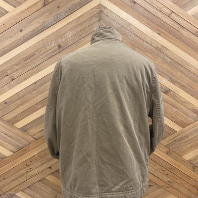 American Eagle Outfitters- Men's Canvas Jacket- MSRP $130: brown-men-XL