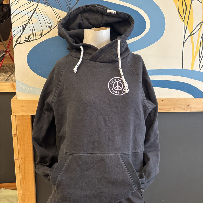 Planks - Hoodie Sweater - MSRP $100: Black/Purple-unisex-MD