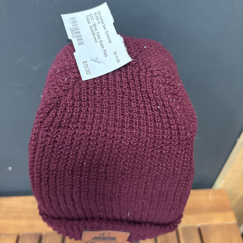 CCC - Silver Falls State Park Toque : Red/Brown-unisex-