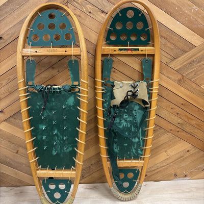 Tubbs Frontier Snowshoes: gray, green-unisex-36