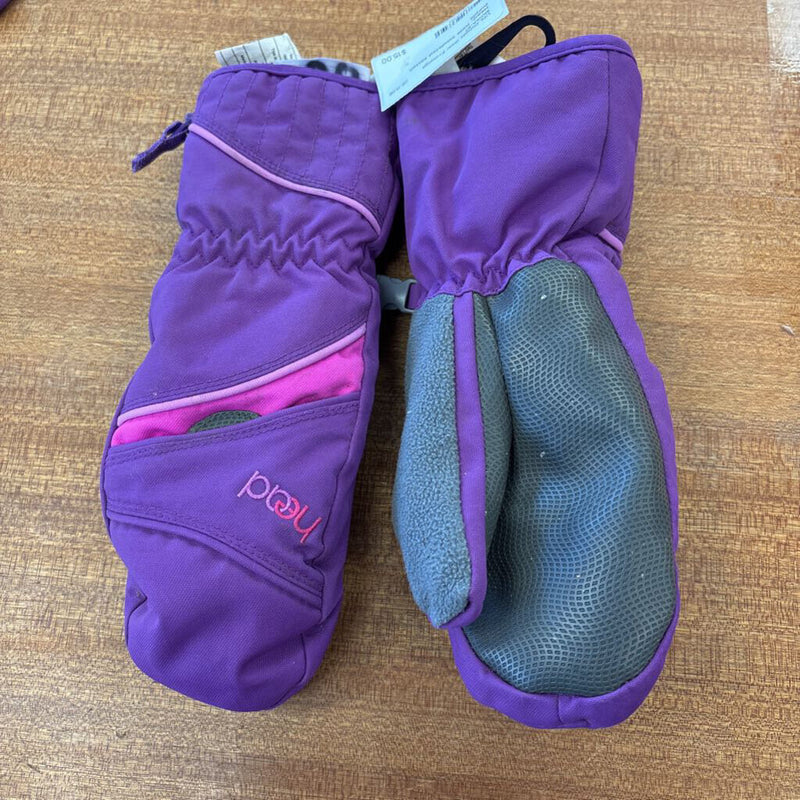 Head- Kids Insulated Mitten : purple-infant-
